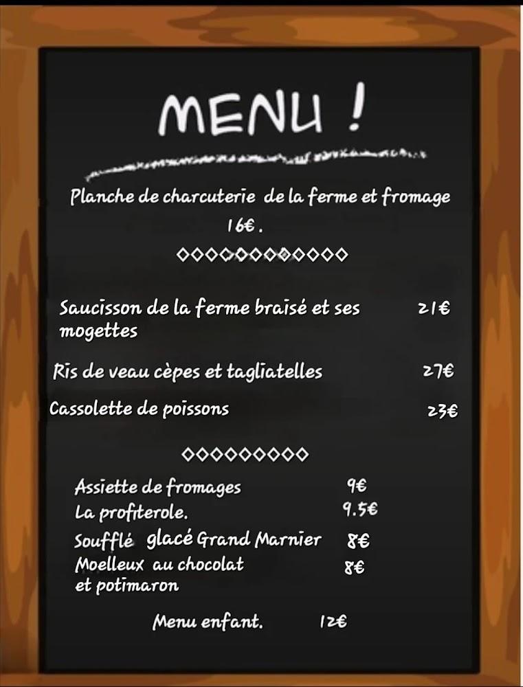 Restaurant Les Epicurieux - Menu Image 1