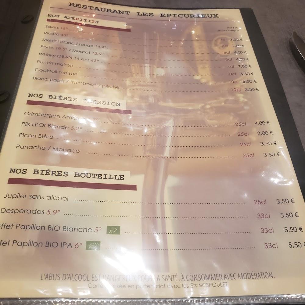 Restaurant Les Epicurieux - Menu Image 4